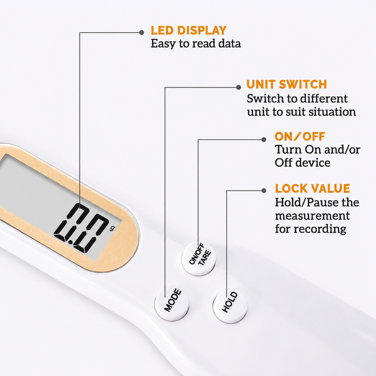 Smart Kitchen Weighing Spoon